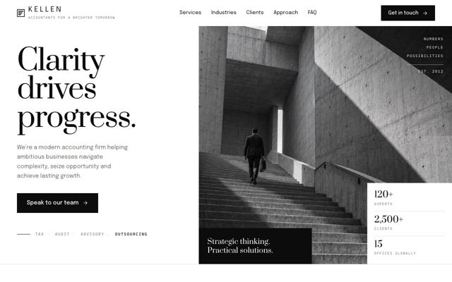 Counsel Practice landing page template