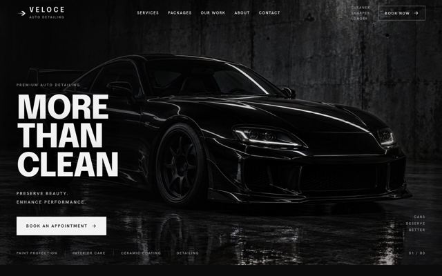 Logistics landing page template
