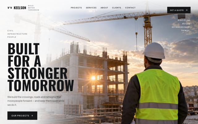 Solar landing page template