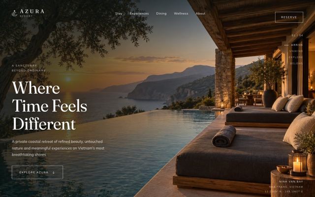 Hotel Booking Platform landing page template