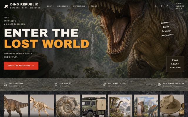 Outdoor Season End landing page template