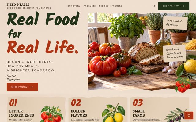Grocer Weekend Offers landing page template