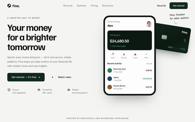 Web3 landing page template
