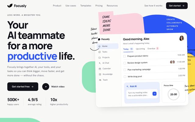 Workspace Document landing page template