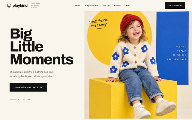 Children's Product Bundles landing page template