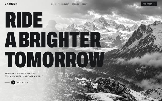 Electric Bike Preorders landing page template