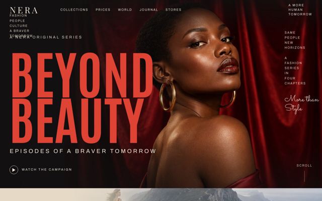 Luxury Collection Showcase landing page template