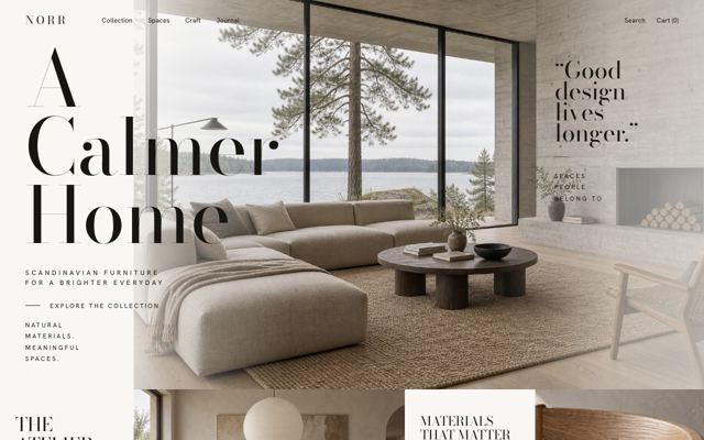 Interior Design Enquiries landing page template