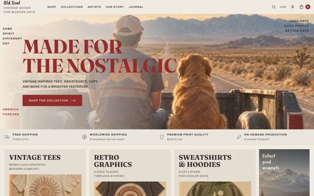 Coffee Roastery landing page template