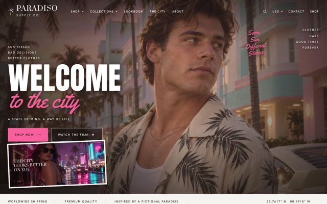 Boutique Resort Direct landing page template