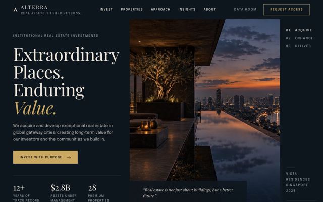 Estate Agency landing page template