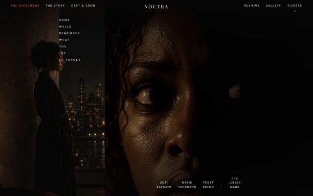 Theatre Show landing page template