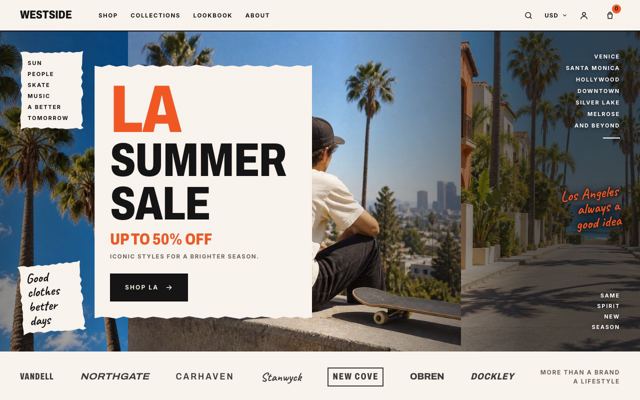 Black Friday Home Sale landing page template